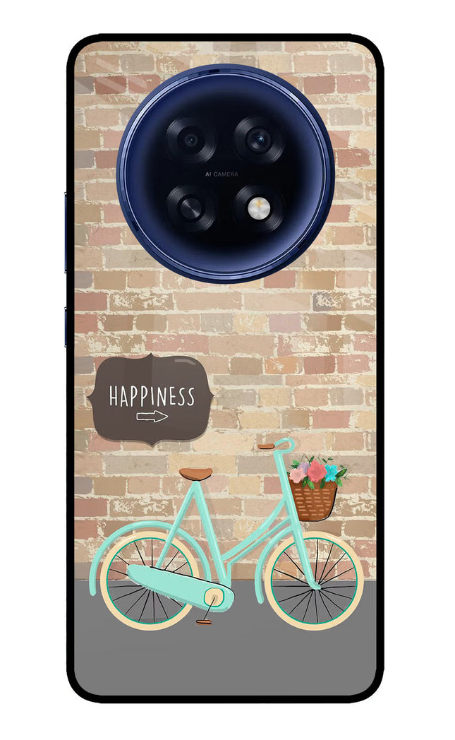 Happiness Artwork Oppo F31 Pro Plus 5G Glass Case Back Cover by Casekaro