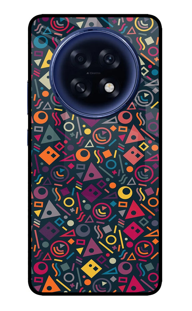 Geometric Abstract Oppo F31 Pro Plus 5G Glass Case Back Cover by Casekaro