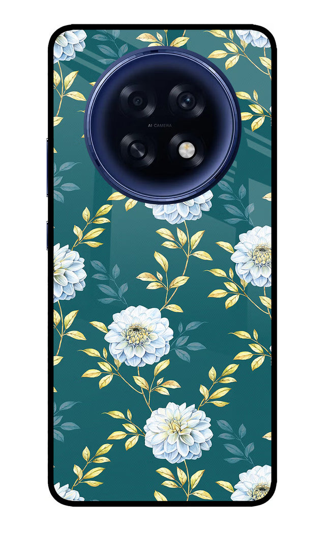 Flowers Oppo F31 Pro Plus 5G Glass Case Back Cover by Casekaro