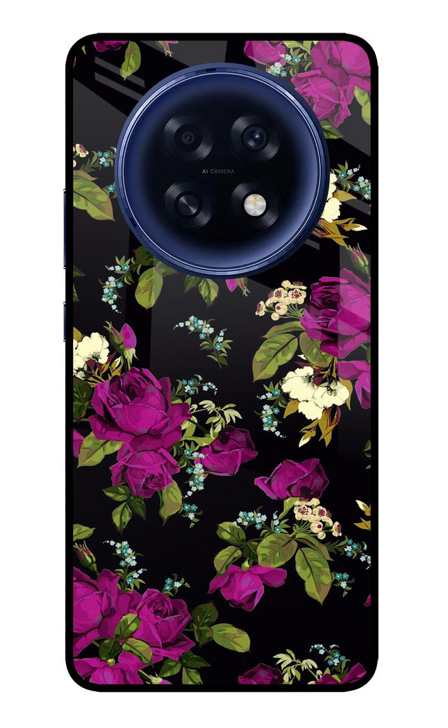 Flowers Oppo F31 Pro Plus 5G Glass Case Back Cover by Casekaro