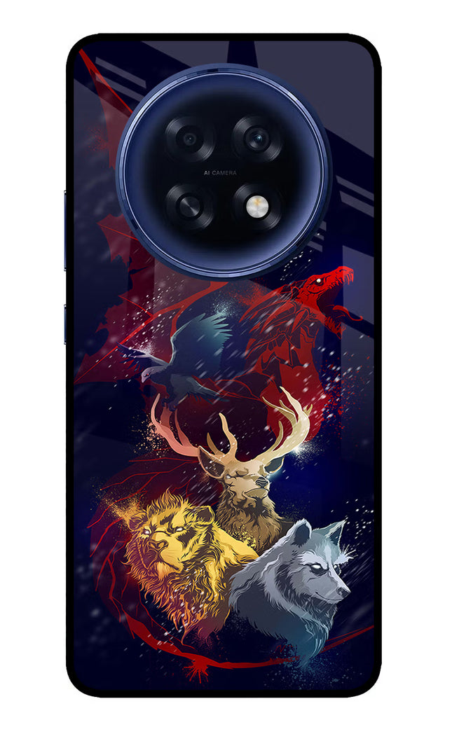 Game Of Thrones Oppo F31 Pro Plus 5G Glass Case Back Cover by Casekaro