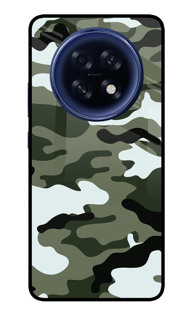 Camouflage Oppo F31 Pro Plus 5G Glass Case Back Cover by Casekaro
