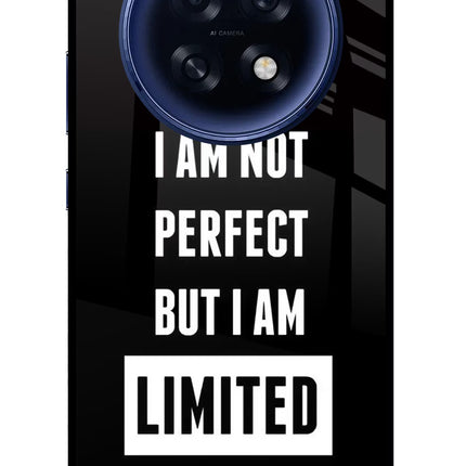 I Am Not Perfect But I Am Limited Edition Oppo F31 Pro Plus 5G Glass Case Back Cover by Casekaro