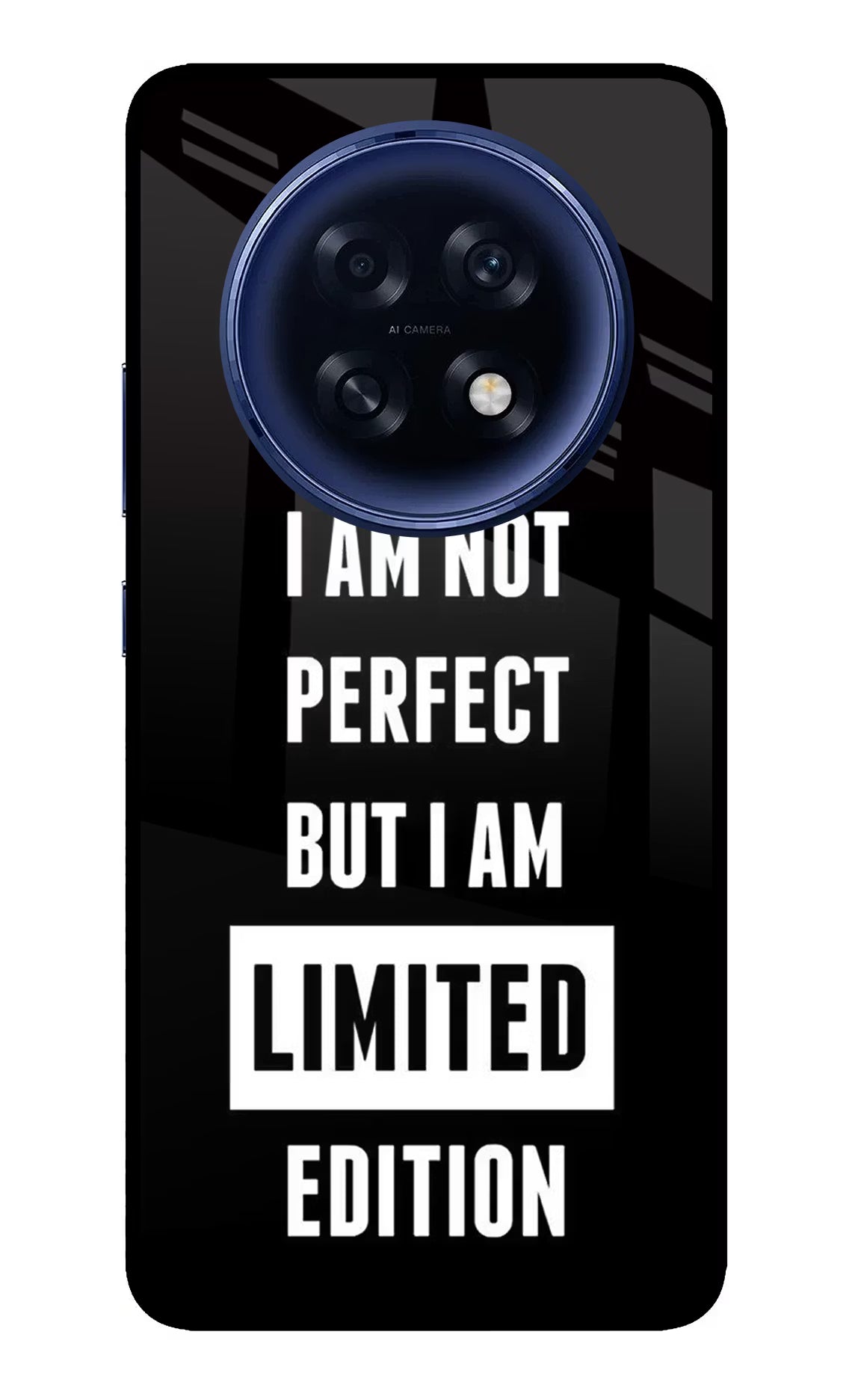 I Am Not Perfect But I Am Limited Edition Oppo F31 Pro Plus 5G Glass Case Back Cover by Casekaro