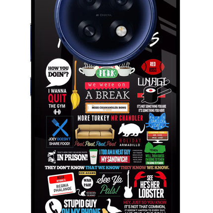 FRIENDS Oppo F31 Pro Plus 5G Glass Case Back Cover by Casekaro