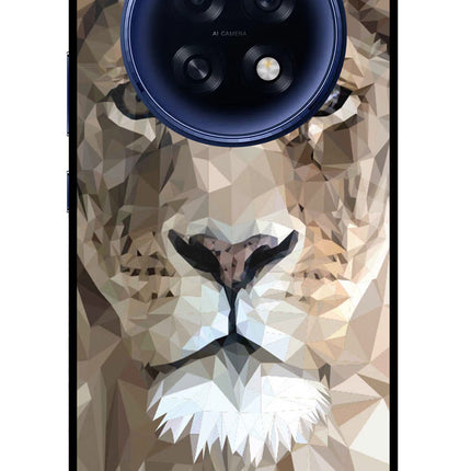 Lion Art Oppo F31 Pro Plus 5G Glass Case Back Cover by Casekaro