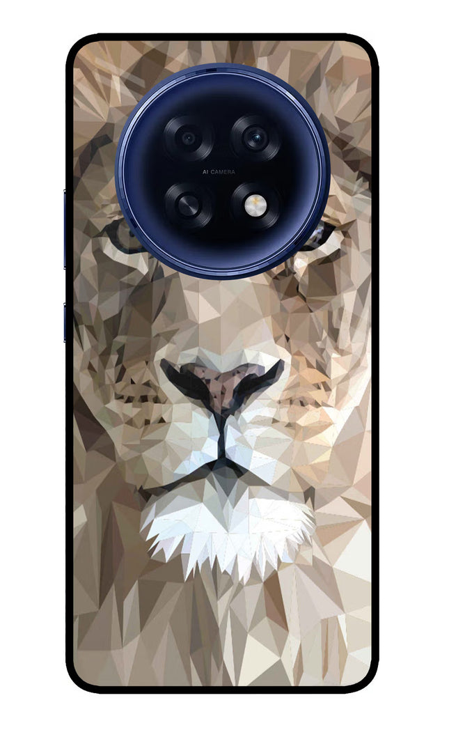 Lion Art Oppo F31 Pro Plus 5G Glass Case Back Cover by Casekaro