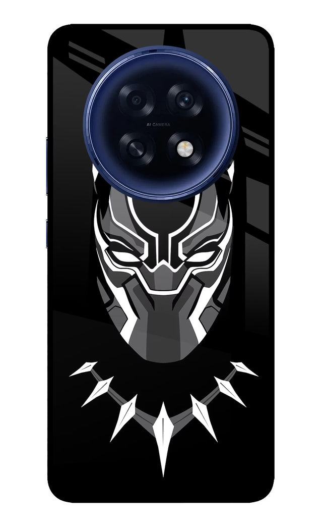 Black Panther Oppo F31 Pro Plus 5G Glass Case Back Cover by Casekaro