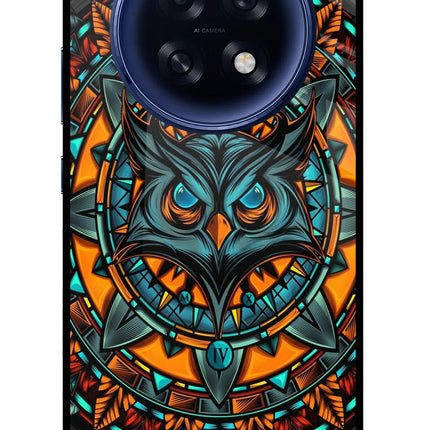 Angry Owl Art Oppo F31 Pro Plus 5G Glass Case