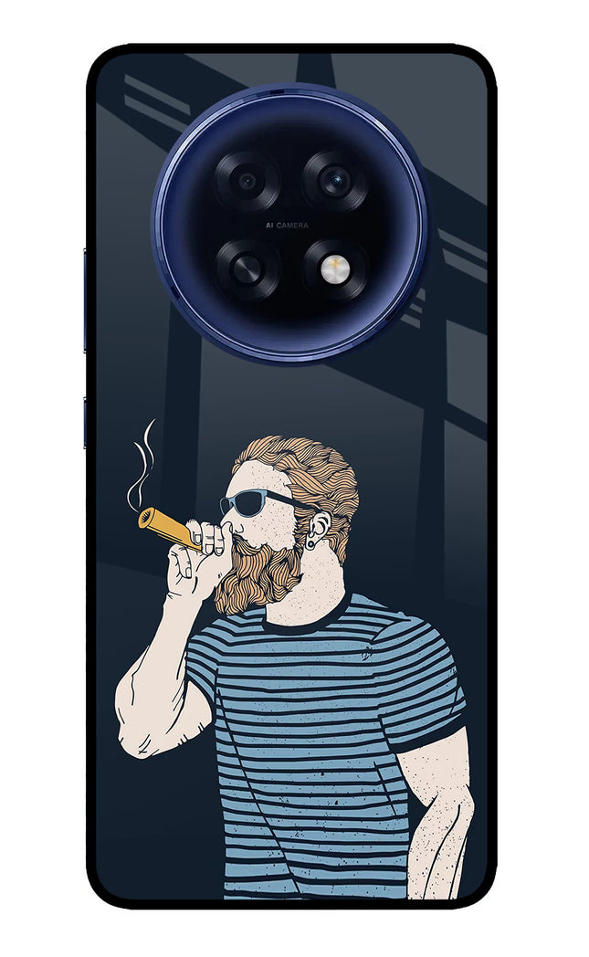 Smoking Oppo F31 Pro Plus 5G Glass Case Back Cover by Casekaro