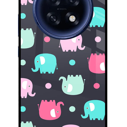 Elephants Oppo F31 Pro Plus 5G Glass Case