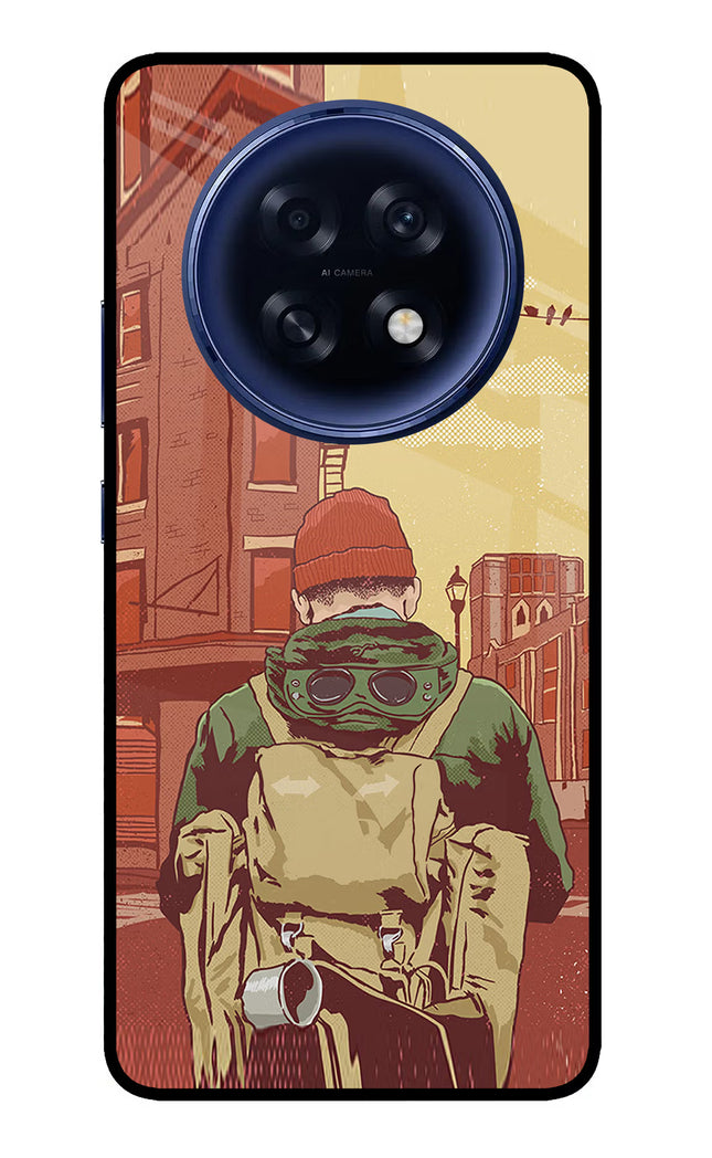 Adventurous Oppo F31 Pro Plus 5G Glass Case Back Cover by Casekaro
