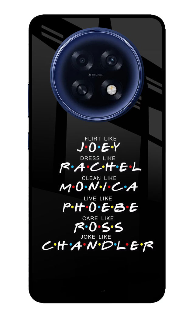 FRIENDS Character Oppo F31 Pro Plus 5G Glass Case Back Cover by Casekaro