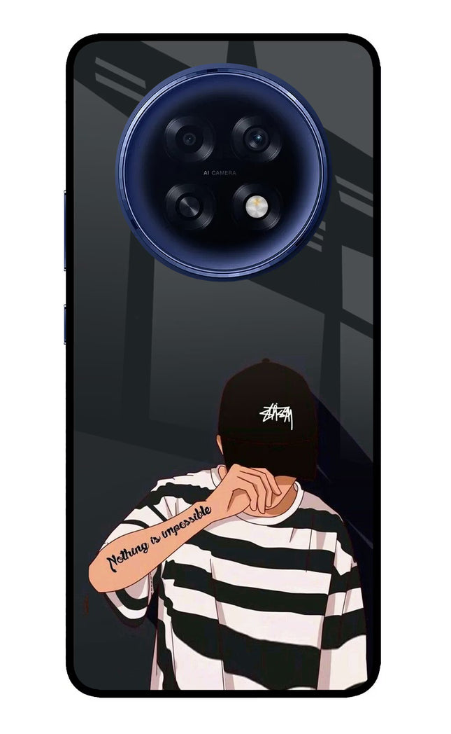 Aesthetic Boy Oppo F31 Pro Plus 5G Glass Case Back Cover by Casekaro
