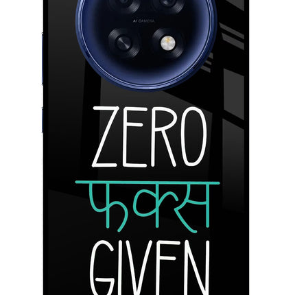 Zero Fucks Given Oppo F31 Pro Plus 5G Glass Case