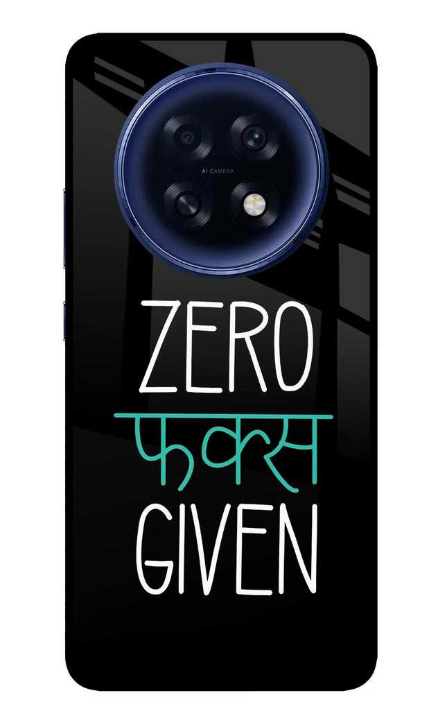 Zero Fucks Given Oppo F31 Pro Plus 5G Glass Case