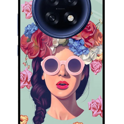 Pretty Girl Oppo F31 Pro Plus 5G Glass Case Back Cover by Casekaro