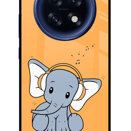 High On Music Oppo F31 Pro Plus 5G Glass Case Back Cover by Casekaro