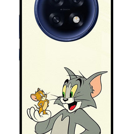 Tom & Jerry Oppo F31 Pro Plus 5G Glass Case Back Cover by Casekaro