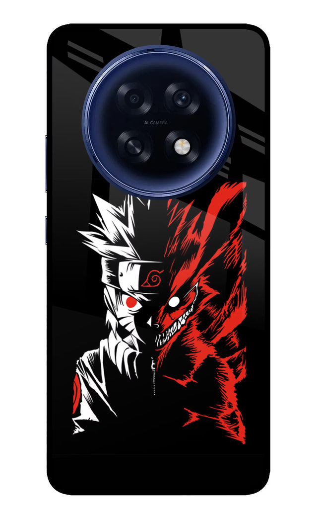 Naruto Two Face Oppo F31 Pro Plus 5G Glass Case Back Cover by Casekaro