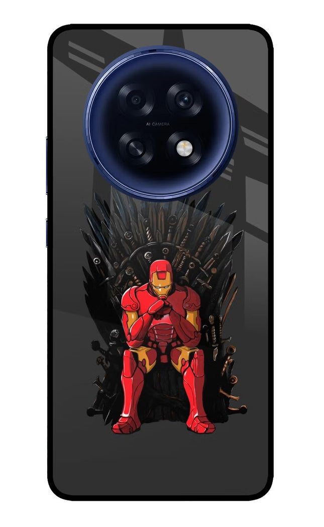 Ironman Throne Oppo F31 Pro Plus 5G Glass Case Back Cover by Casekaro