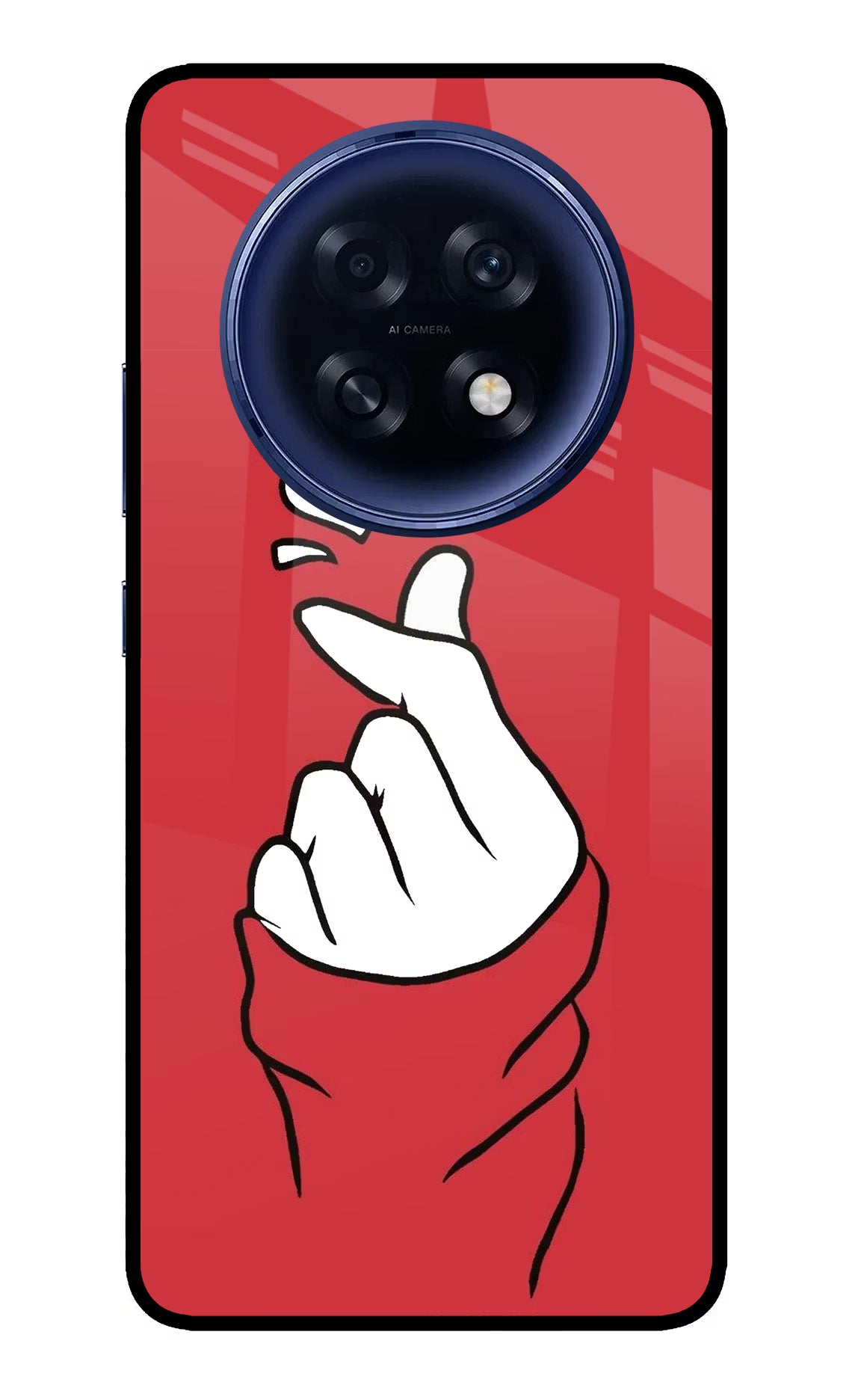 Korean Love Sign Oppo F31 Pro Plus 5G Glass Case