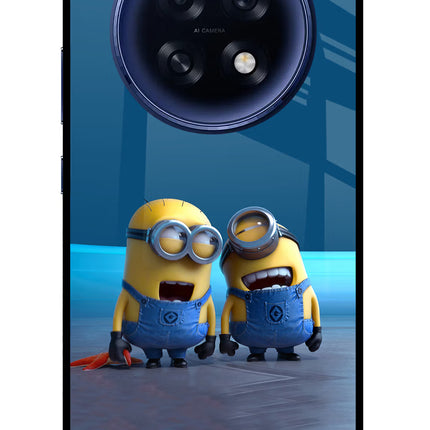 Minion Laughing Oppo F31 Pro Plus 5G Glass Case Back Cover by Casekaro