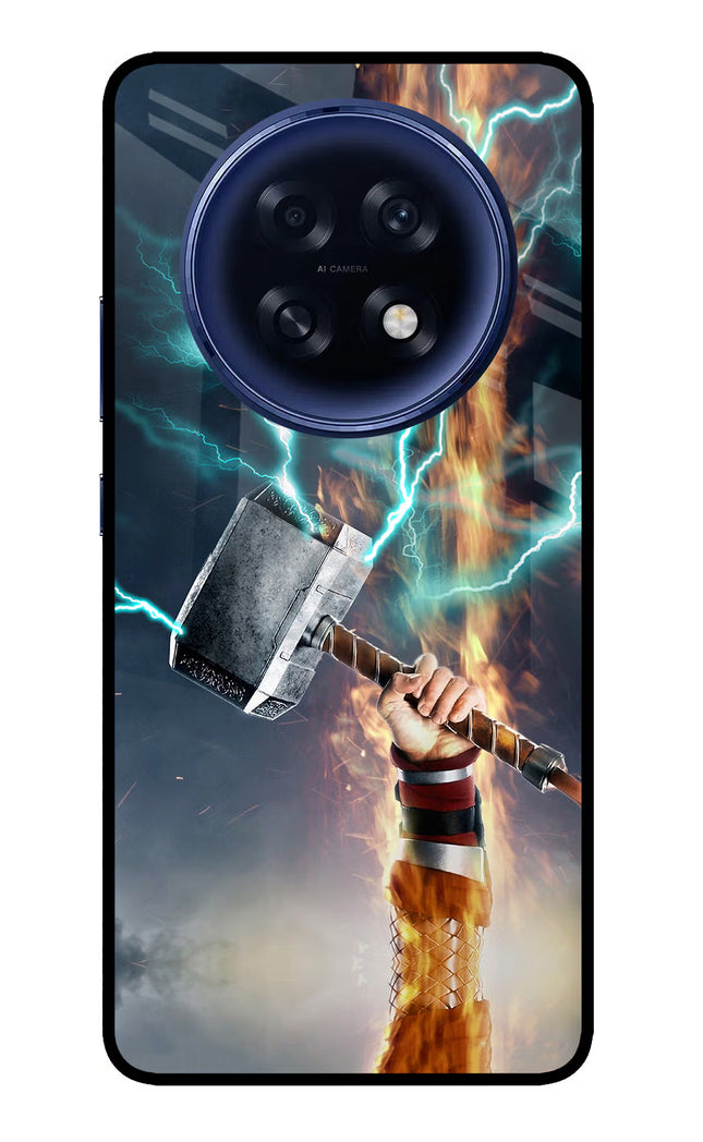 Thor Hammer Mjolnir Oppo F31 Pro Plus 5G Glass Case Back Cover by Casekaro