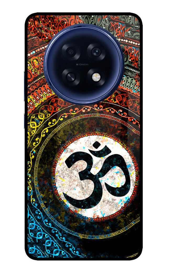 Om Cultural Oppo F31 Pro Plus 5G Glass Case Back Cover by Casekaro