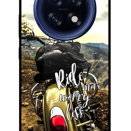 Ride More Worry Less Oppo F31 Pro Plus 5G Glass Case
