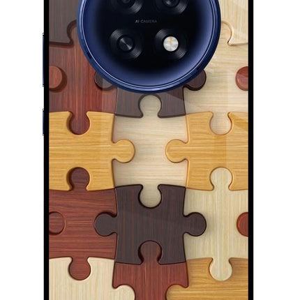 Wooden Puzzle Oppo F31 Pro Plus 5G Glass Case