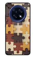 Wooden Puzzle Oppo F31 Pro Plus 5G Glass Case