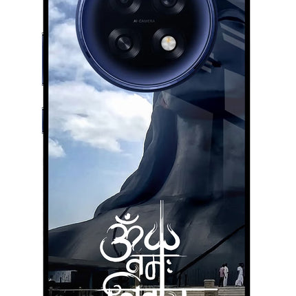 Om Namah Shivay Oppo F31 Pro Plus 5G Glass Case Back Cover by Casekaro