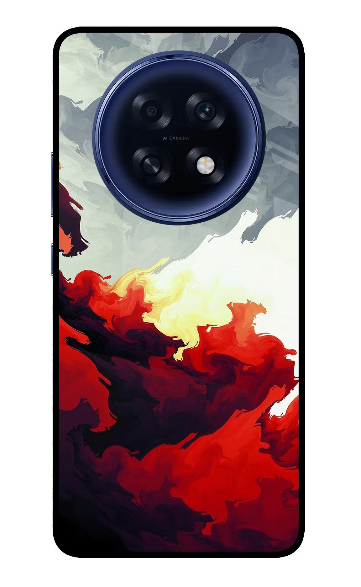 Fire Cloud Oppo F31 Pro Plus 5G Glass Case Back Cover by Casekaro