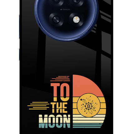 To the Moon Oppo F31 Pro Plus 5G Glass Case Back Cover by Casekaro