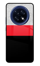 Tri Color Pattern Oppo F31 Pro Plus 5G Glass Case