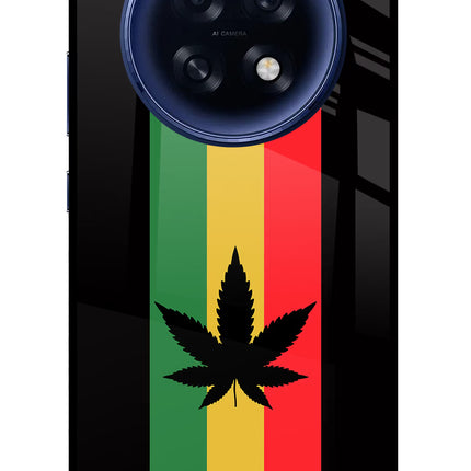 Weed Flag Oppo F31 Pro Plus 5G Glass Case