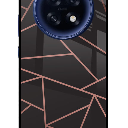 Geometric Pattern Oppo F31 Pro Plus 5G Glass Case