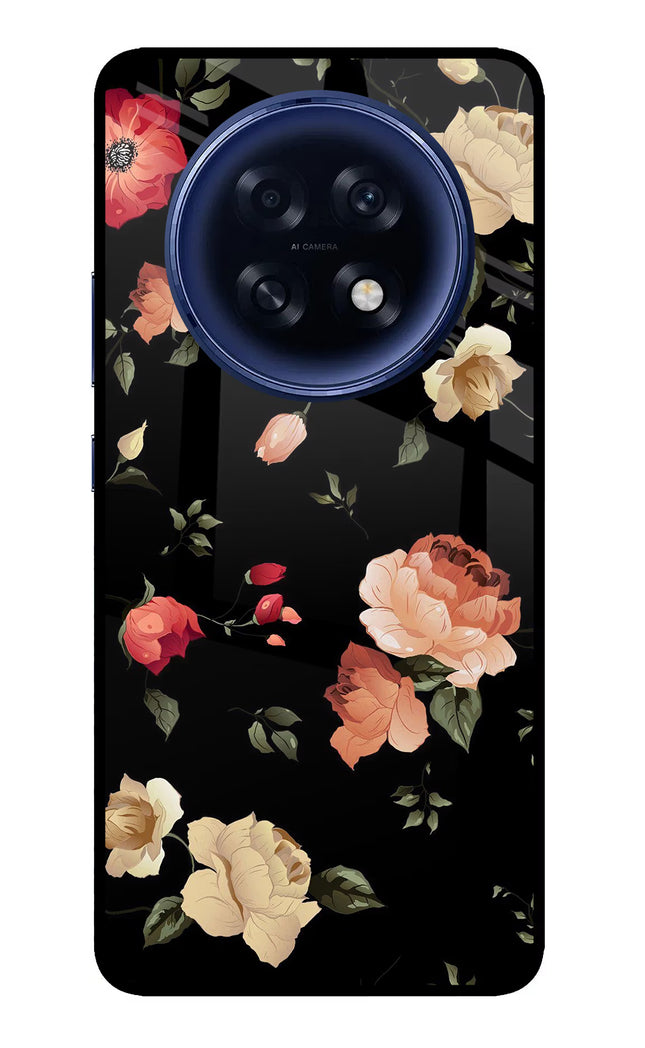 Flowers Oppo F31 Pro Plus 5G Glass Case