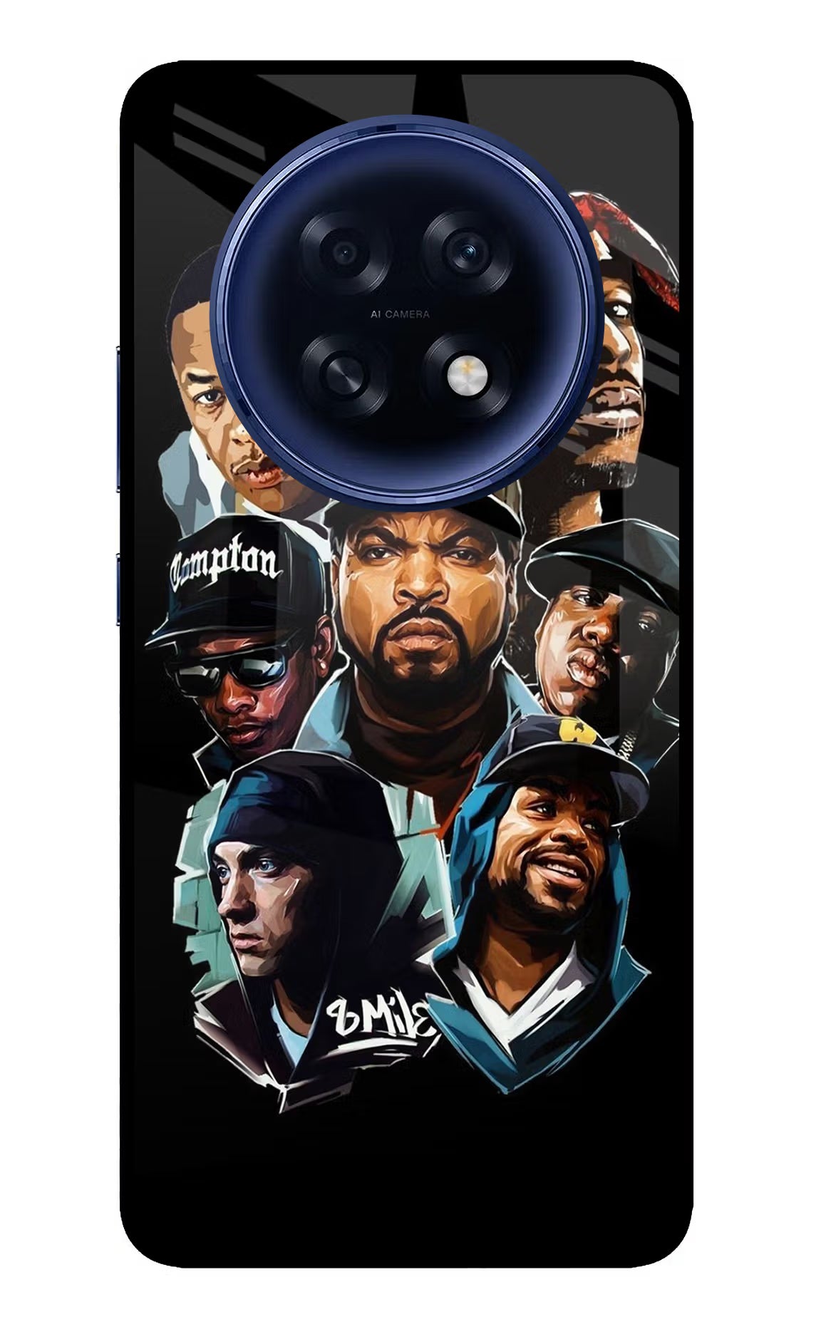 Rappers Oppo F31 Pro Plus 5G Glass Case Back Cover by Casekaro