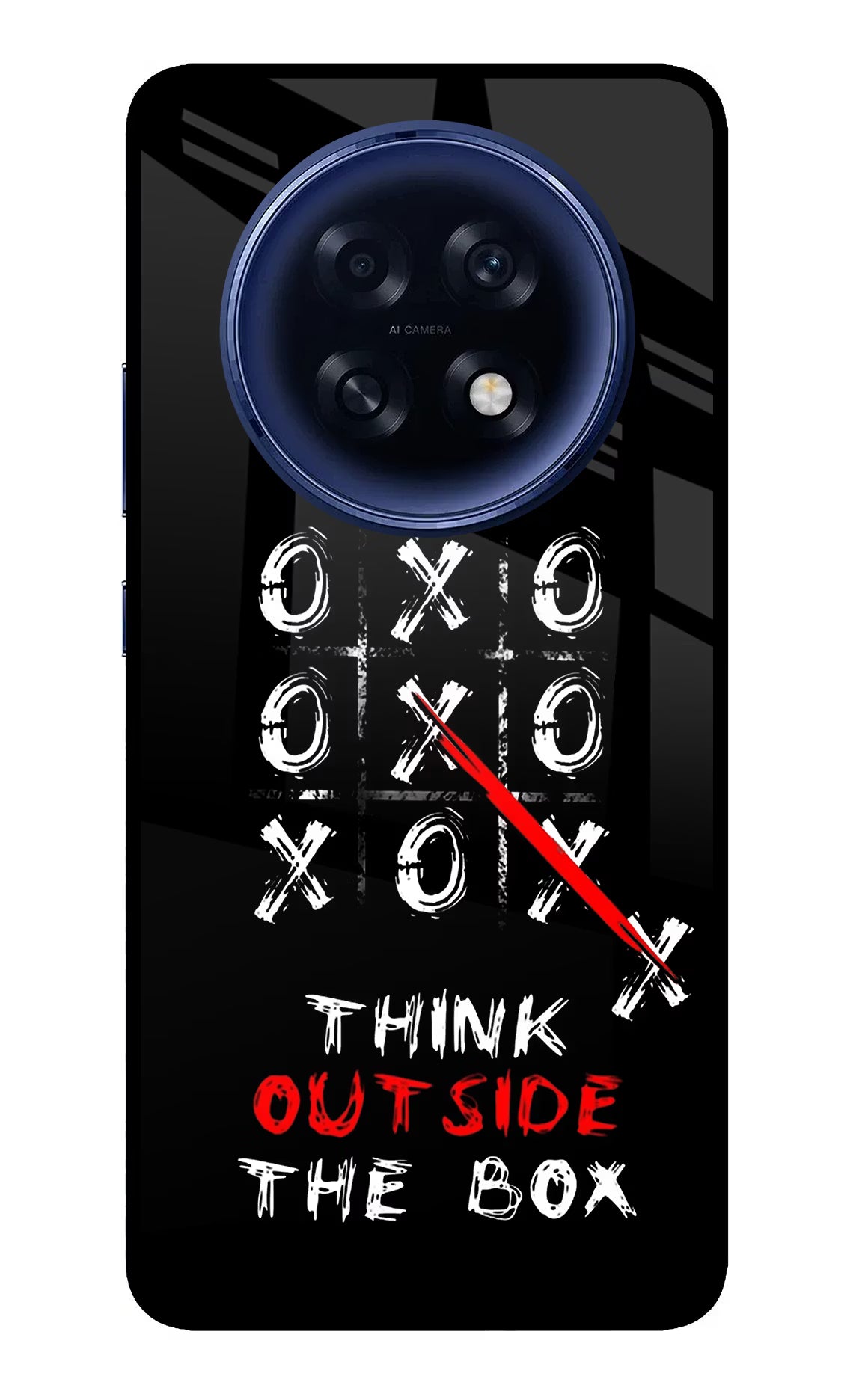 Think out of the BOX Oppo F31 Pro Plus 5G Glass Case Back Cover by Casekaro