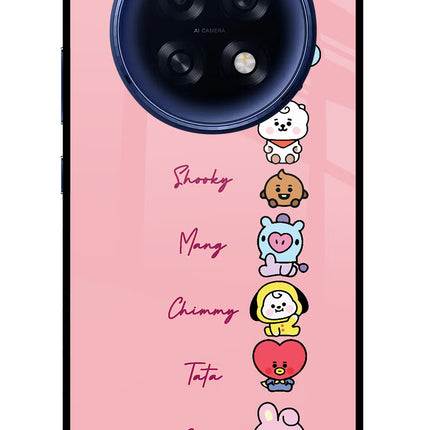 BTS names Oppo F31 Pro Plus 5G Glass Case