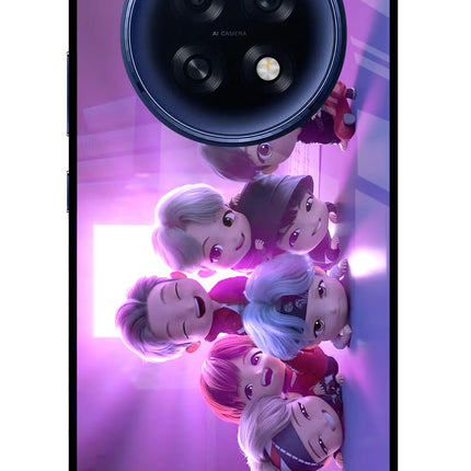 BTS Chibi Oppo F31 Pro Plus 5G Glass Case