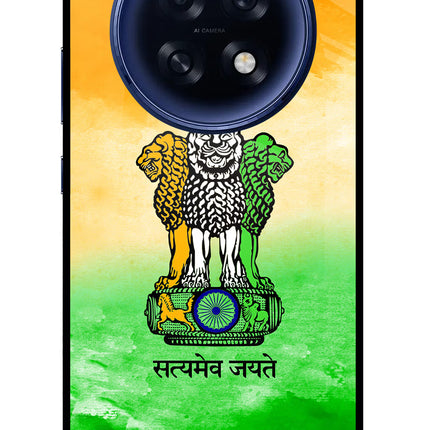 Satyamev Jayate Flag Oppo F31 Pro Plus 5G Glass Case