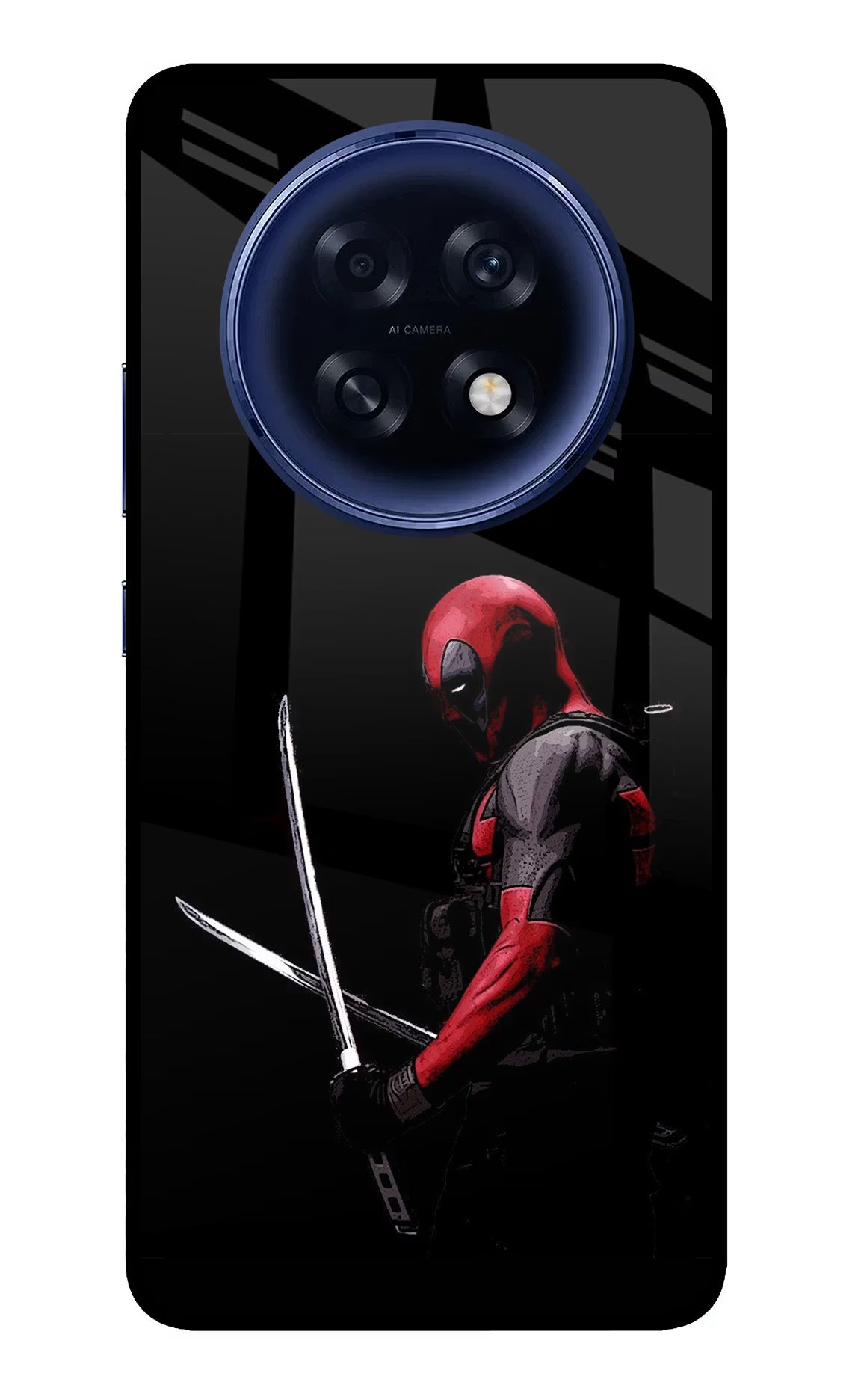 Deadpool Oppo F31 Pro Plus 5G Glass Case Back Cover by Casekaro