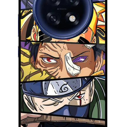 Naruto Character Oppo F31 Pro Plus 5G Glass Case Back Cover by Casekaro