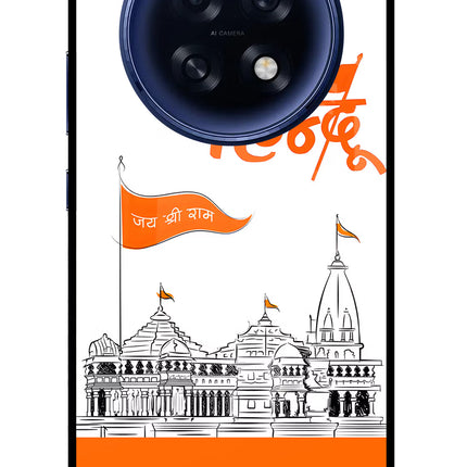 Jai Shree Ram Hindu Oppo F31 Pro Plus 5G Glass Case