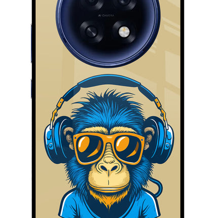 Monkey Headphone Oppo F31 Pro Plus 5G Glass Case
