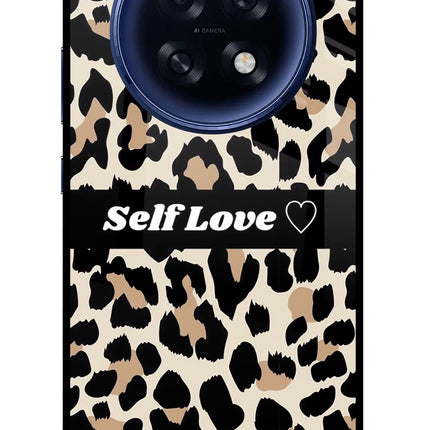 Leopard Print Self Love Oppo F31 Pro Plus 5G Glass Case