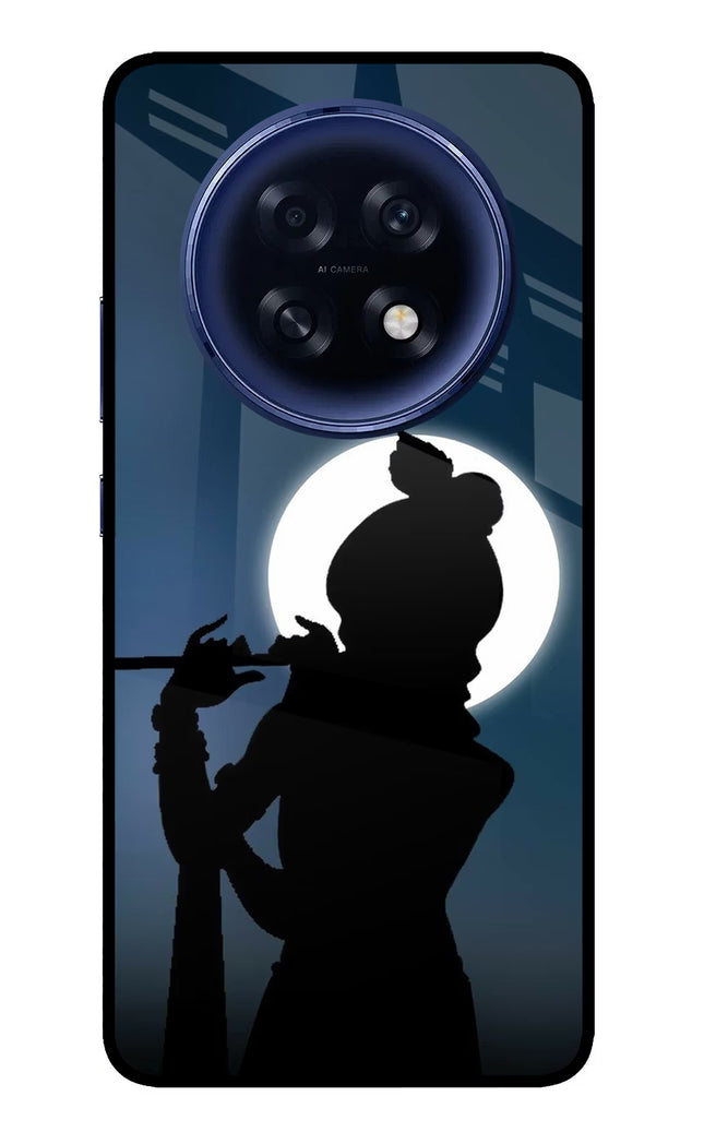 Shri Krishna Silhouette Oppo F31 Pro Plus 5G Glass Case Back Cover by Casekaro